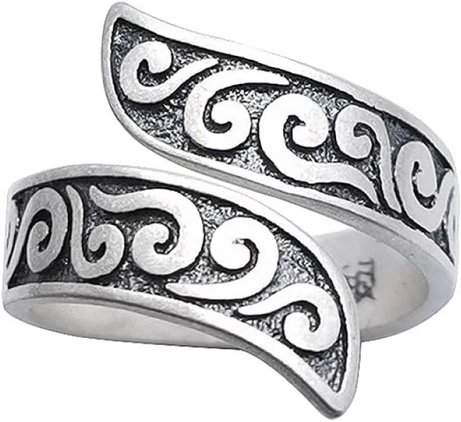 Earrings for Ladies Adjustable Ring Women, S925 Sterling Silver Retro Clouds Geometric Ethnic Adjustable Open Knuckle Tail Ring Finger Joint Toe R