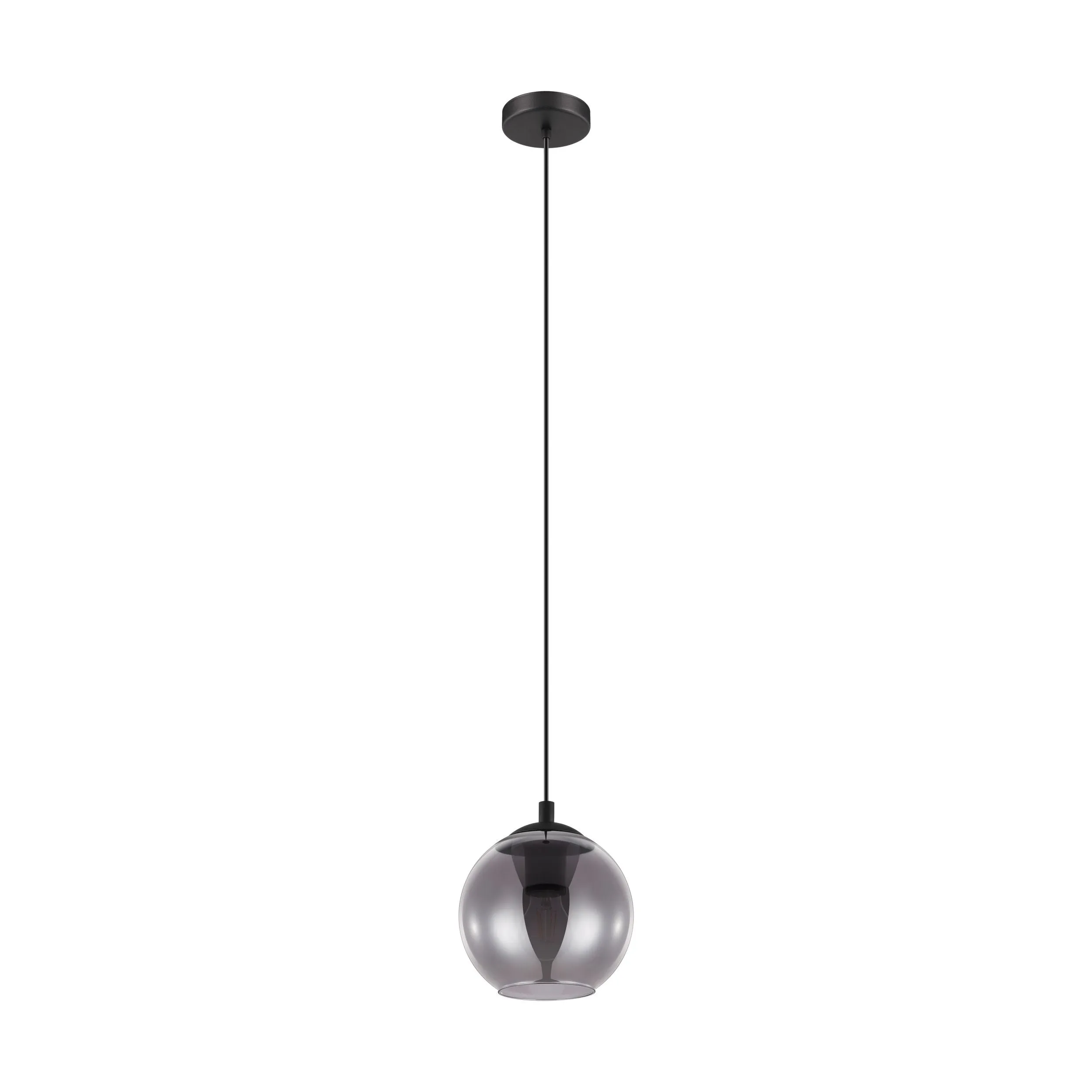 Eglo Lighting ARISCANI pendant light black vaporised glass
