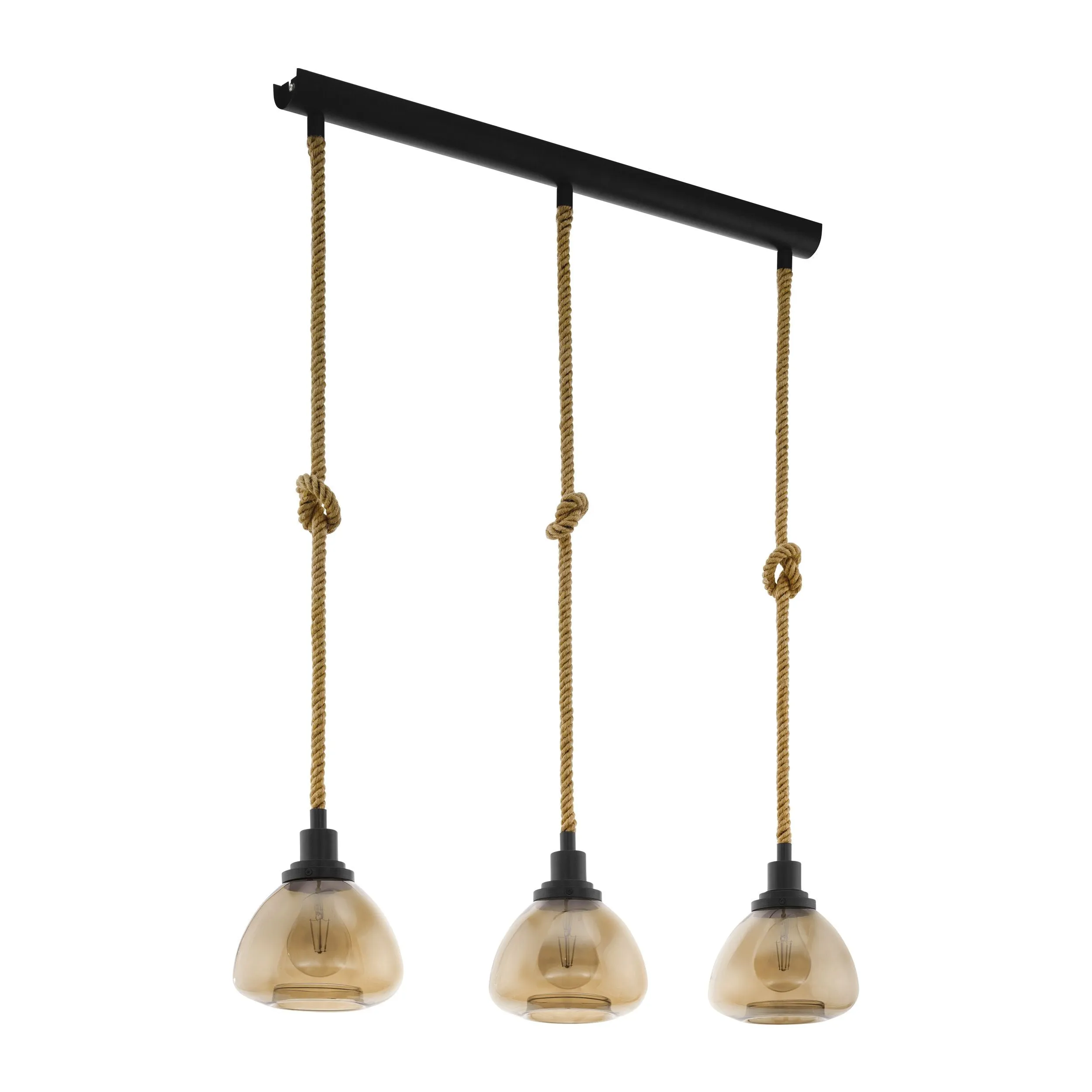 Eglo Lighting RAMPSIDE pendant light rustic rope design