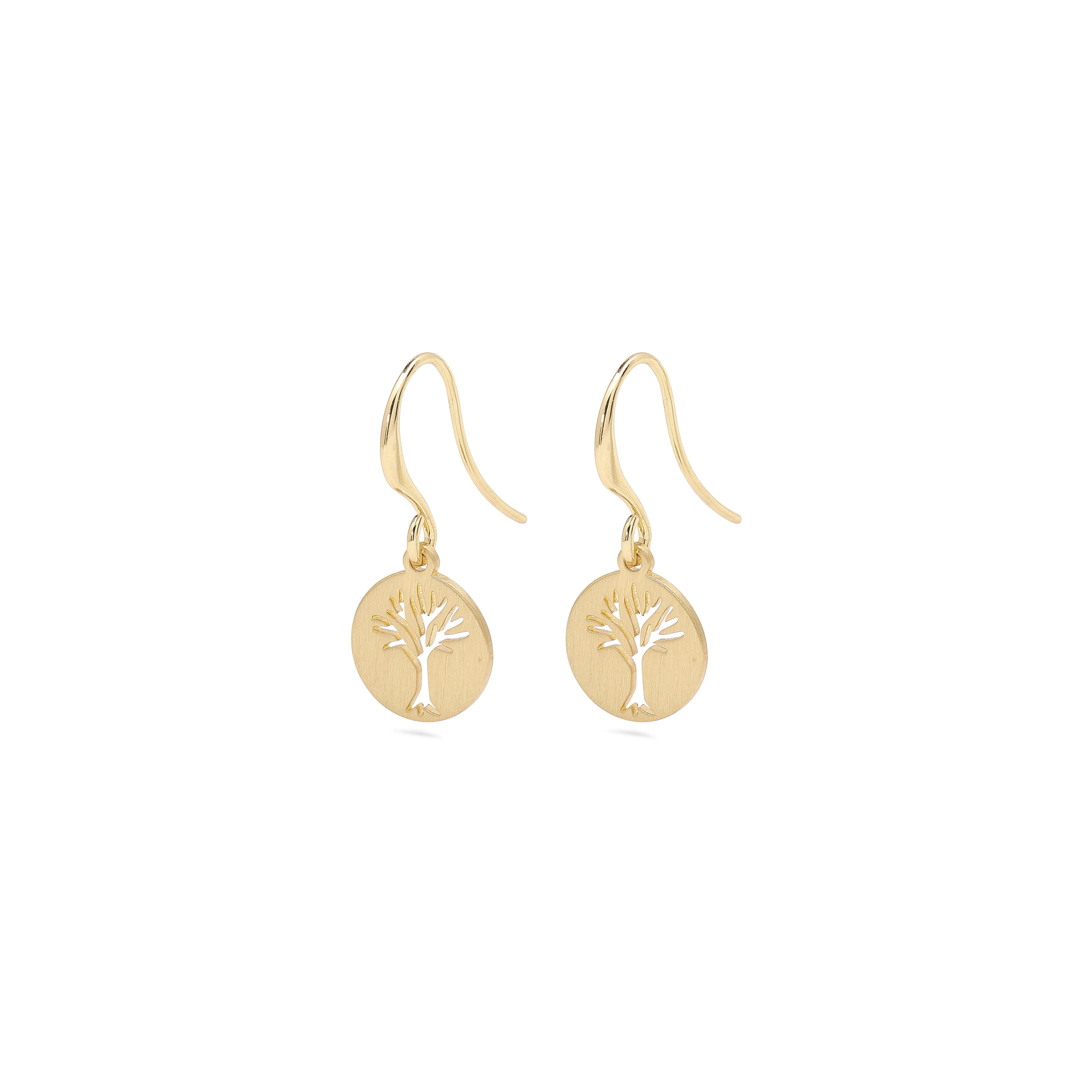 ELIN coin earrings gold-plated