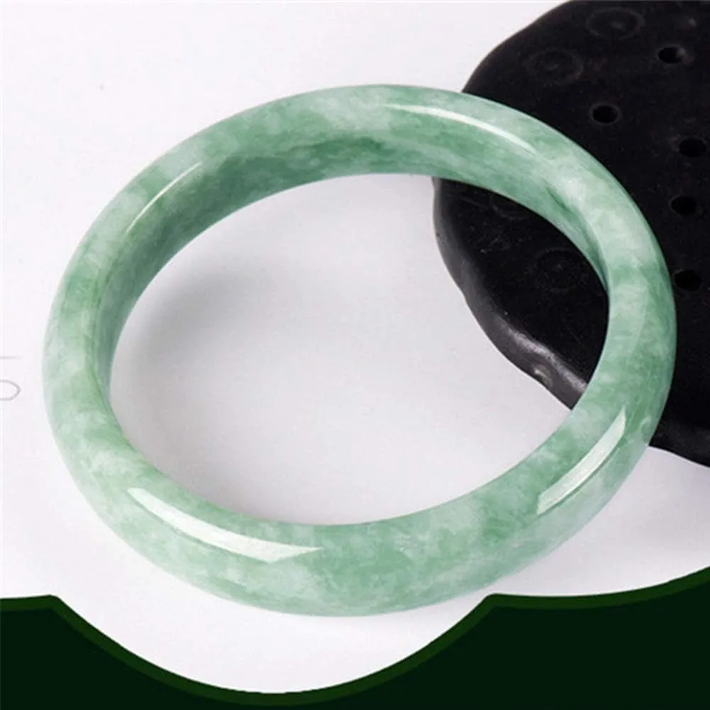 Fashion Jade Cuff Bracelet With Gift Box Natural Jade Bangle For Women Dating Fashion Jewelry