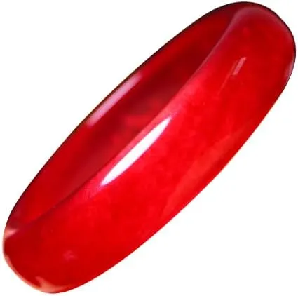 Fashion Round Jade Bangle Bracelet for Women Healing Good Luck Wealth Chinese Feng Shui Bangles with Box Natural Ice Jade Stone Bracelets for Woman Wedding Birthday Gift