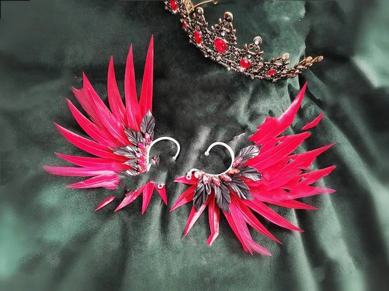 Feather Earrings Angel Wings  Jewelry