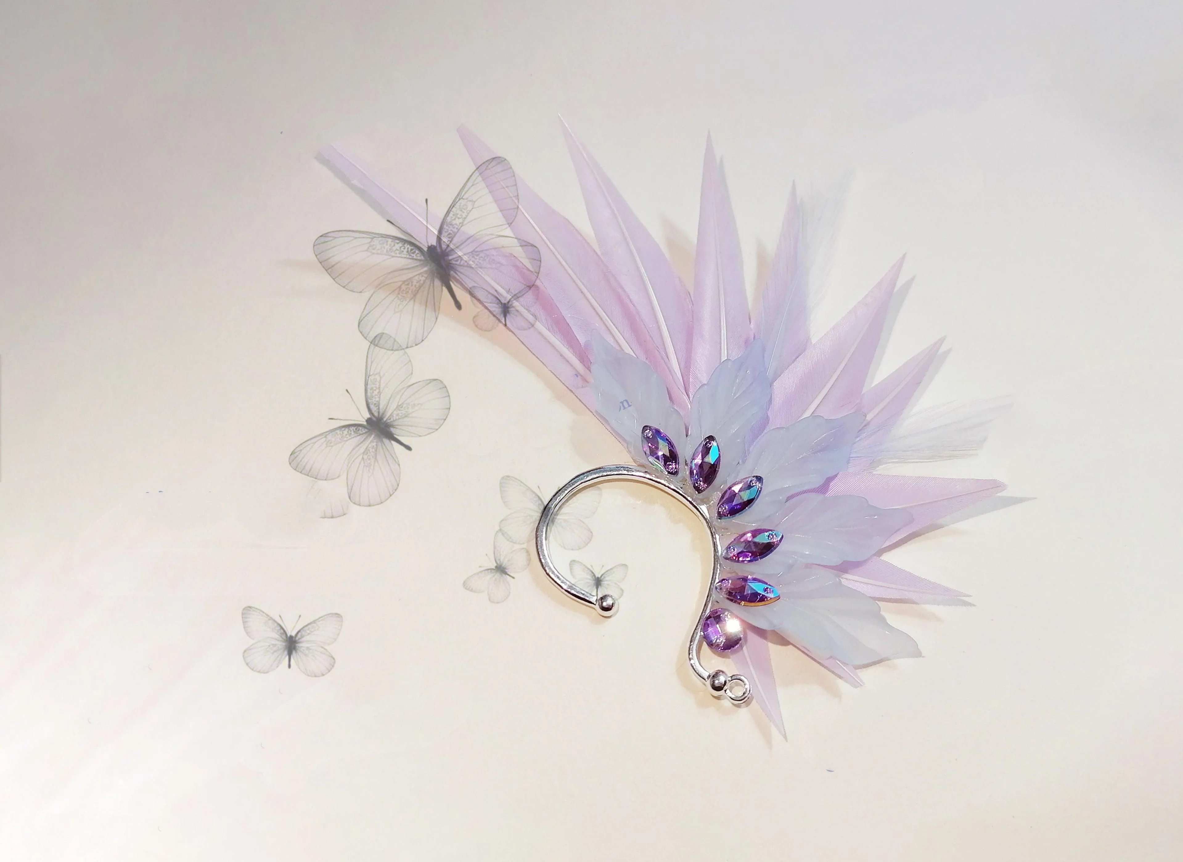 Feather Earrings Angel Wings  Jewelry