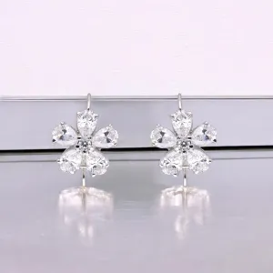 Floral 925 Sterling Silver Drop Earrings | SKU : 0003534892