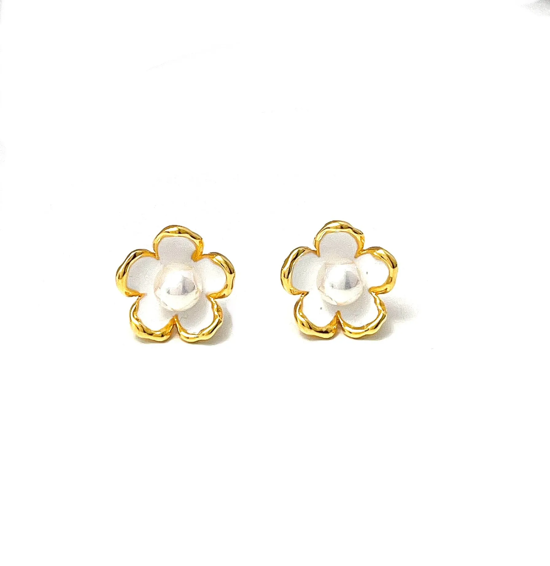 Floral French Earrings