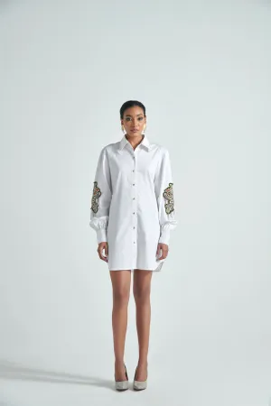 FLOURISHING SHIRT DRESS