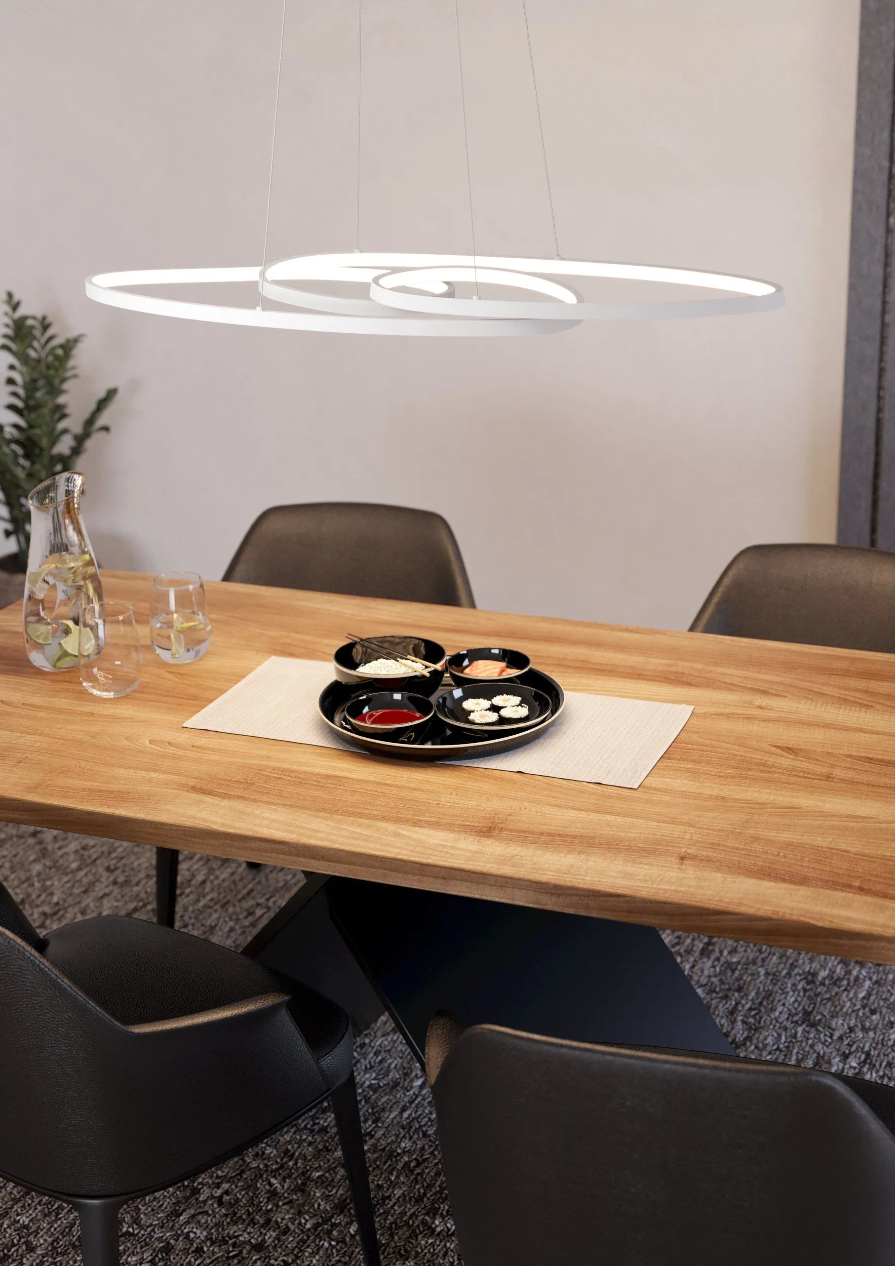 Gianella Pendant 38w CCT LED White