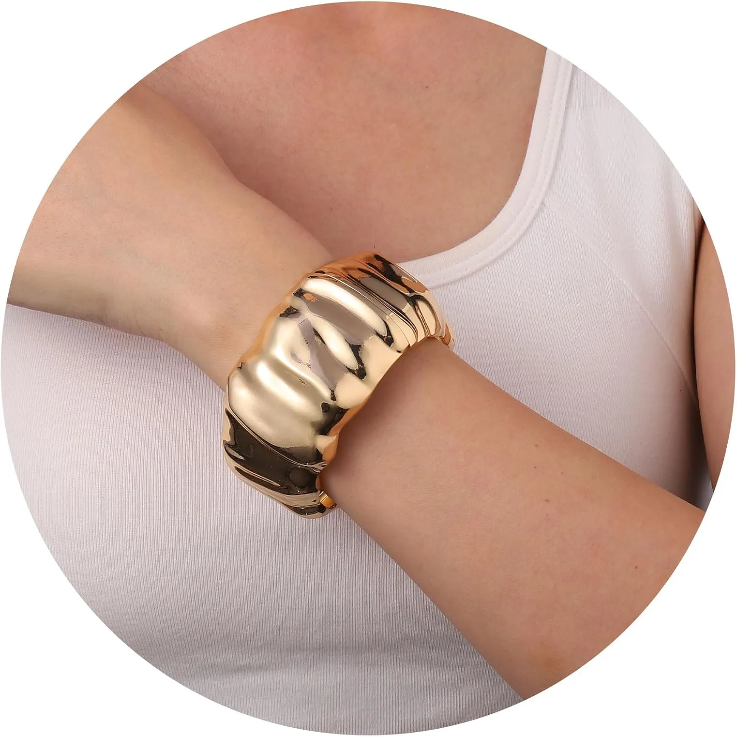 Gold Bracelets for Women-Gold Strands Bracelets Romantiic Birthday Valentine's Day Mothers' Day Gifts