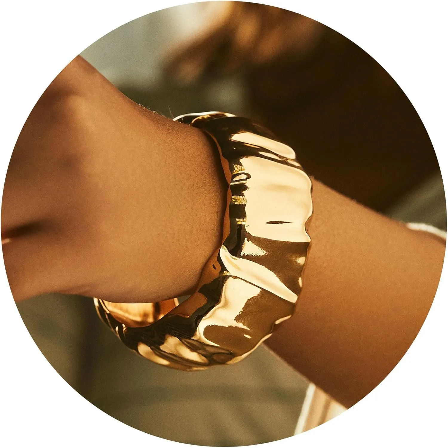 Gold Bracelets for Women-Gold Strands Bracelets Romantiic Birthday Valentine's Day Mothers' Day Gifts