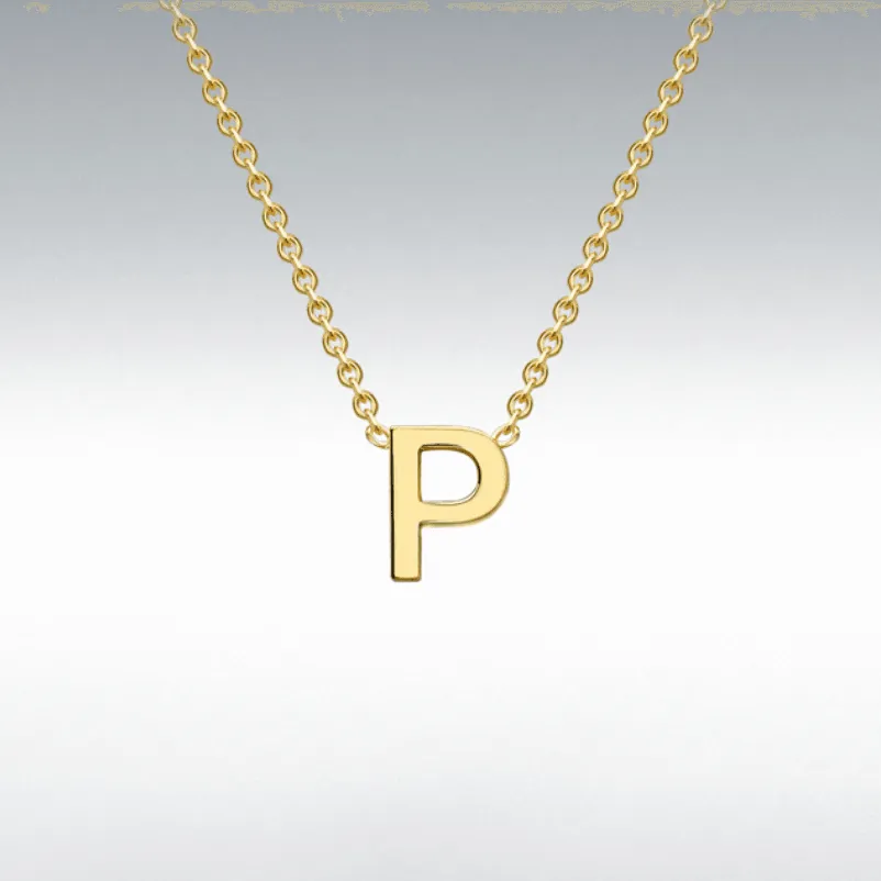 Gold Initial Necklace
