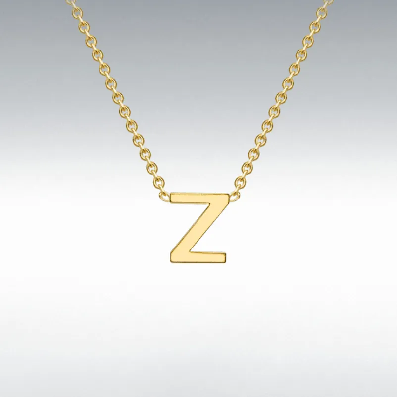 Gold Initial Necklace