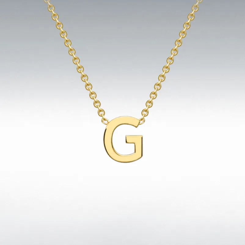 Gold Initial Necklace