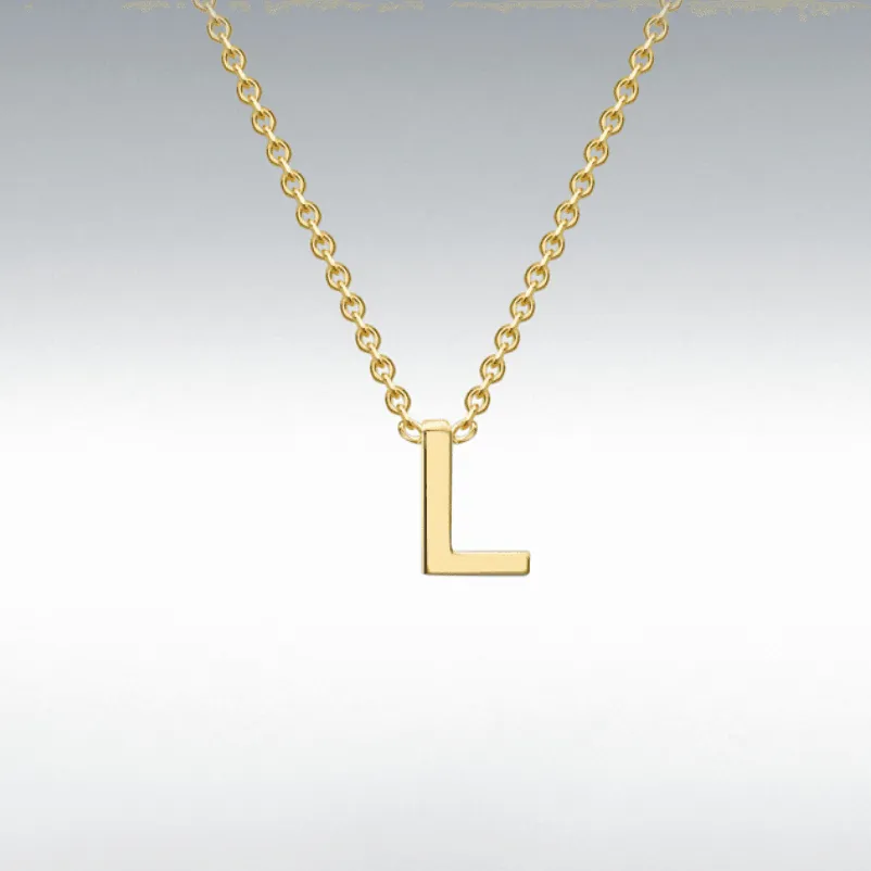 Gold Initial Necklace