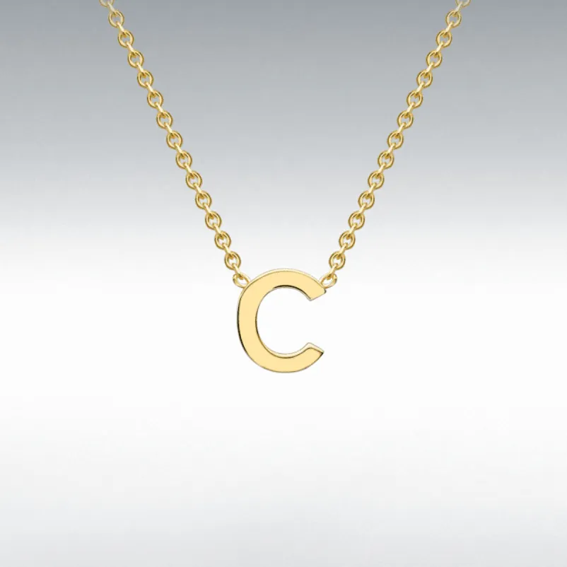 Gold Initial Necklace