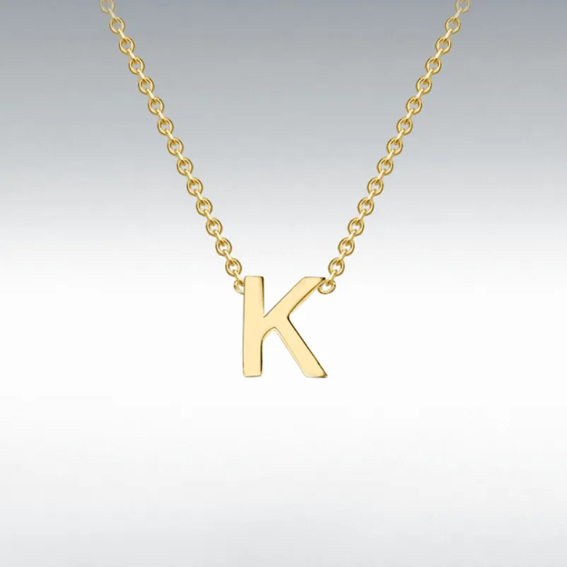Gold Initial Necklace