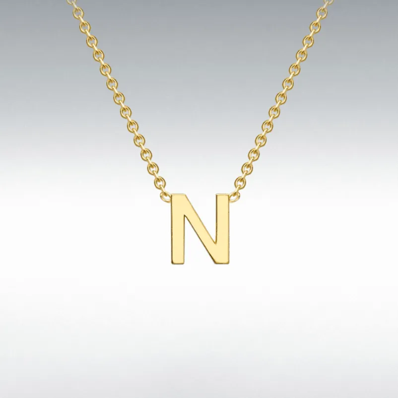 Gold Initial Necklace