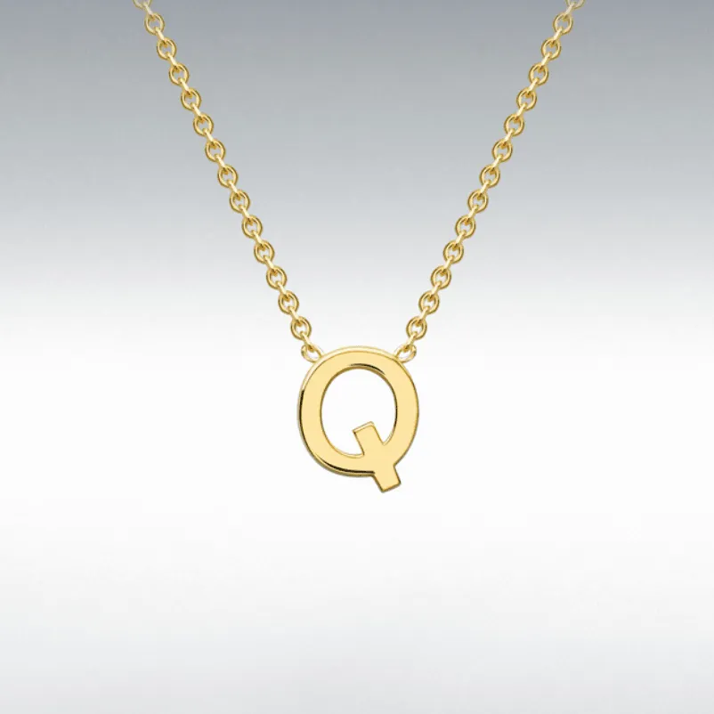 Gold Initial Necklace