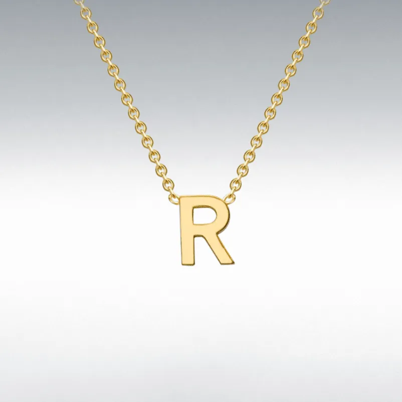 Gold Initial Necklace