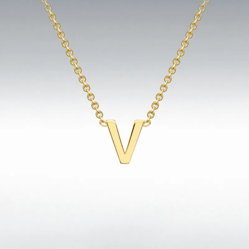 Gold Initial Necklace