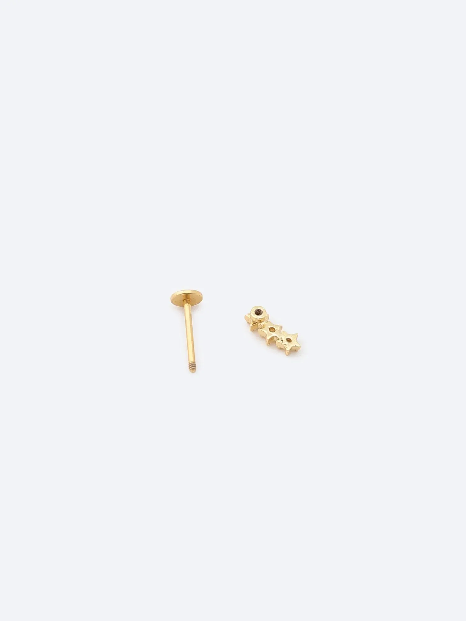 Gold Stud Earrings - Eve Chantelle