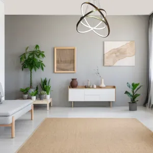 Halo 3 Tier LED Pendant Light Medium - Brushed Brass