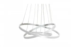 Halo 3 Tier LED Pendant Light Medium - White