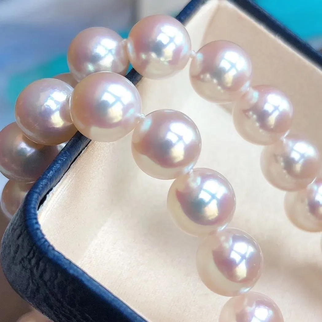 HANADAMA | 花珠 | 8.5-9.0 mm Japanese Akoya Pearl Necklace - PSL Certificate