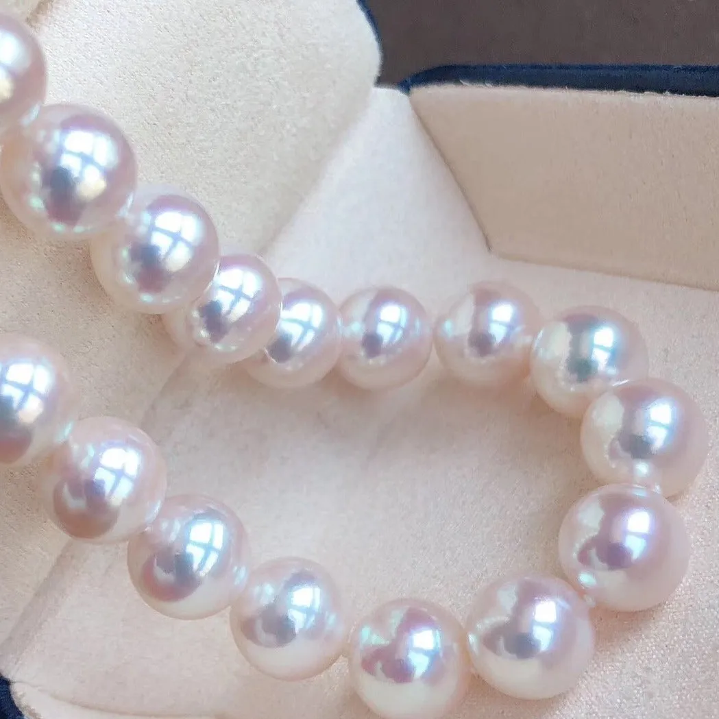 HANADAMA | 花珠 | 8.5-9.0 mm Japanese Akoya Pearl Necklace - PSL Certificate