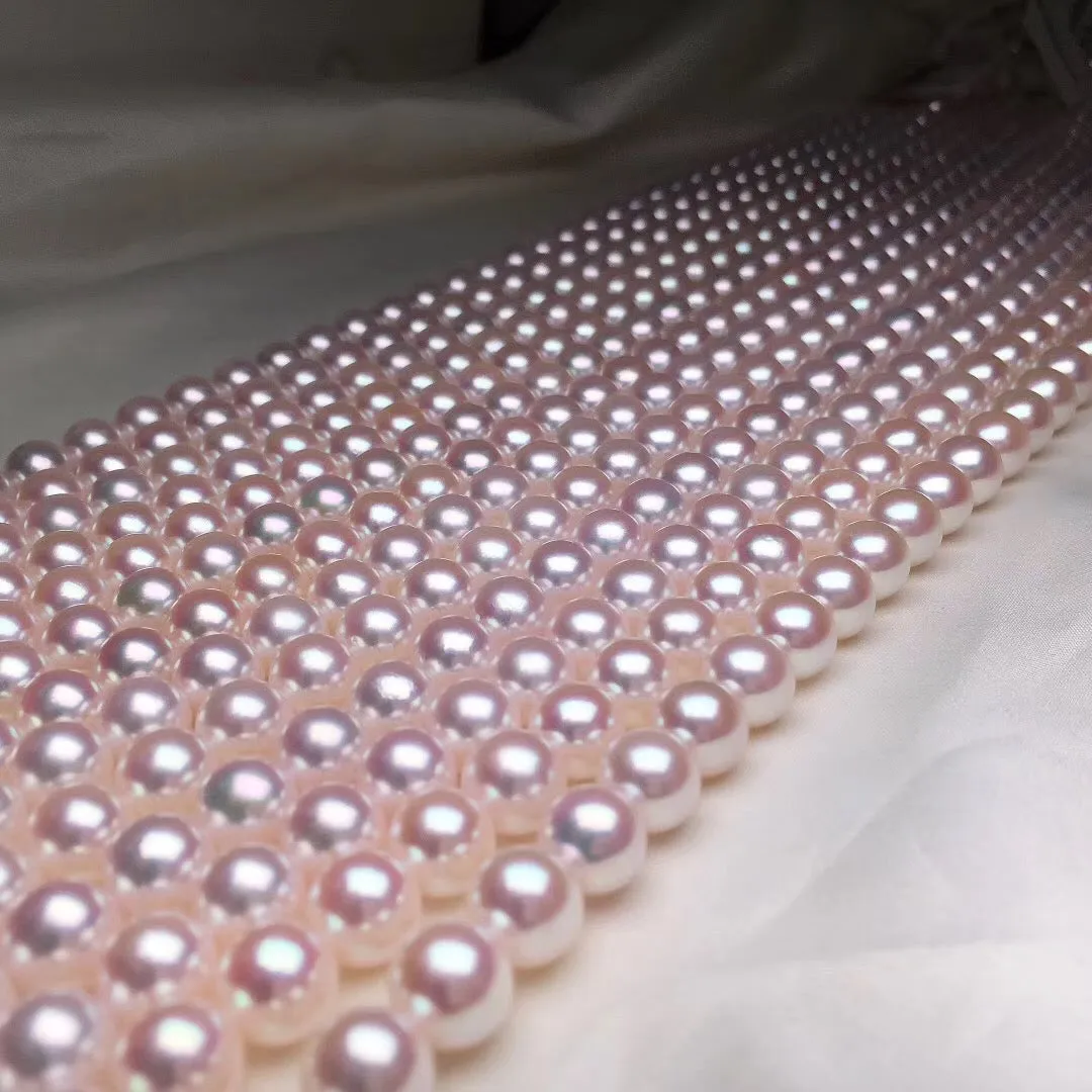 HANADAMA | 花珠 | 8.5-9.0 mm Japanese Akoya Pearl Necklace - PSL Certificate