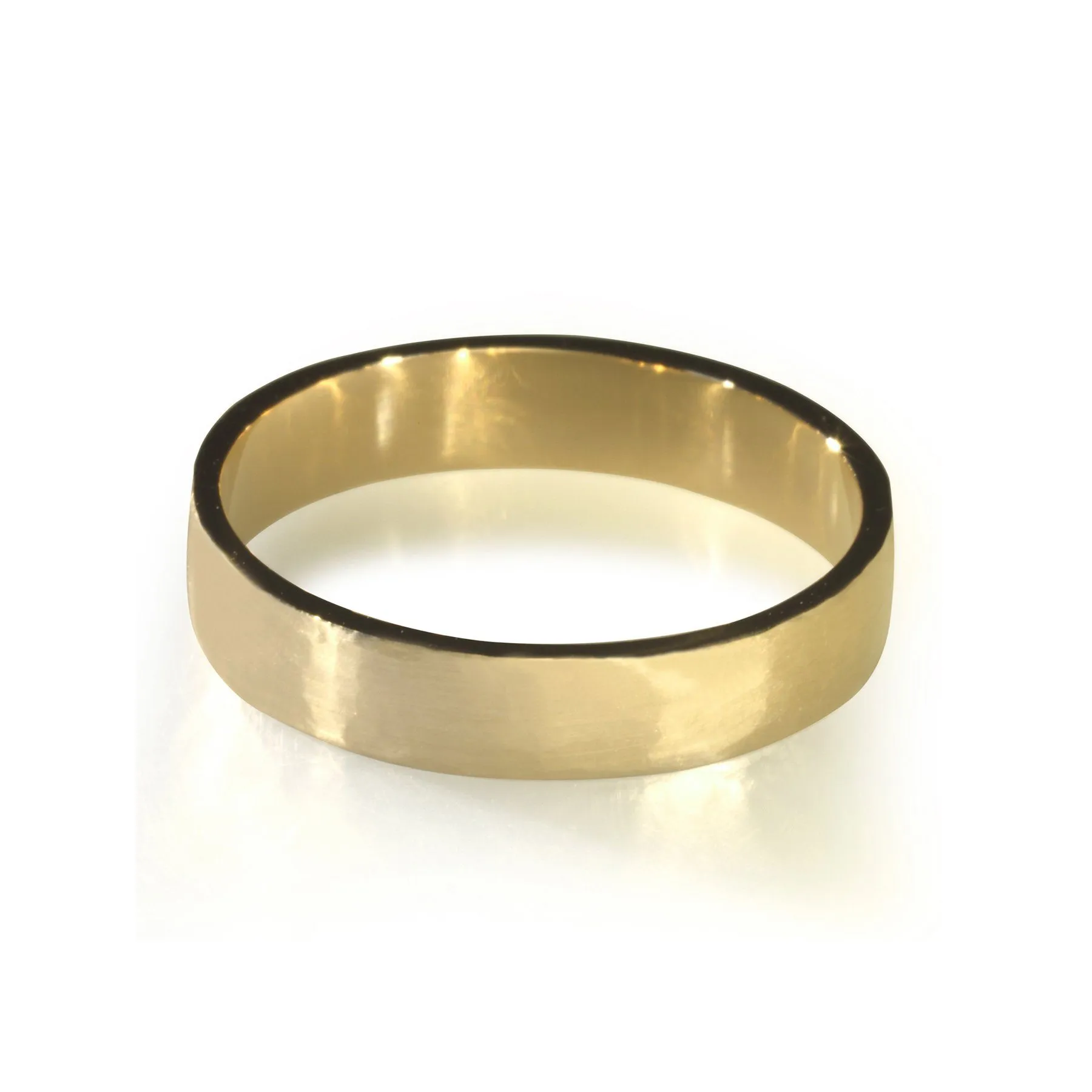 Hand Hammered Rose Gold Wedding Band