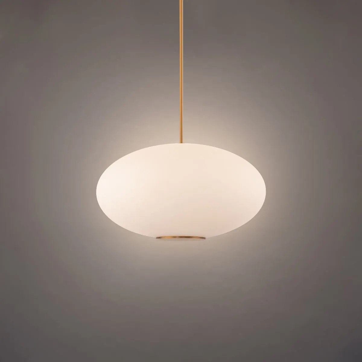 Illusion 22 in. LED Pendant Light 3000K Brass finish