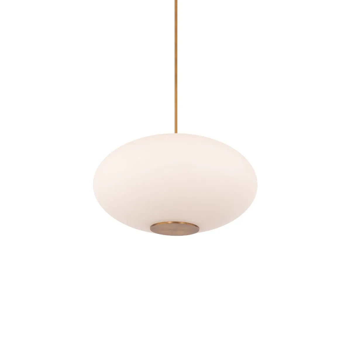 Illusion 22 in. LED Pendant Light 3000K Brass finish