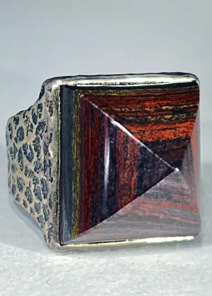 Iron Tiger Eye Ring