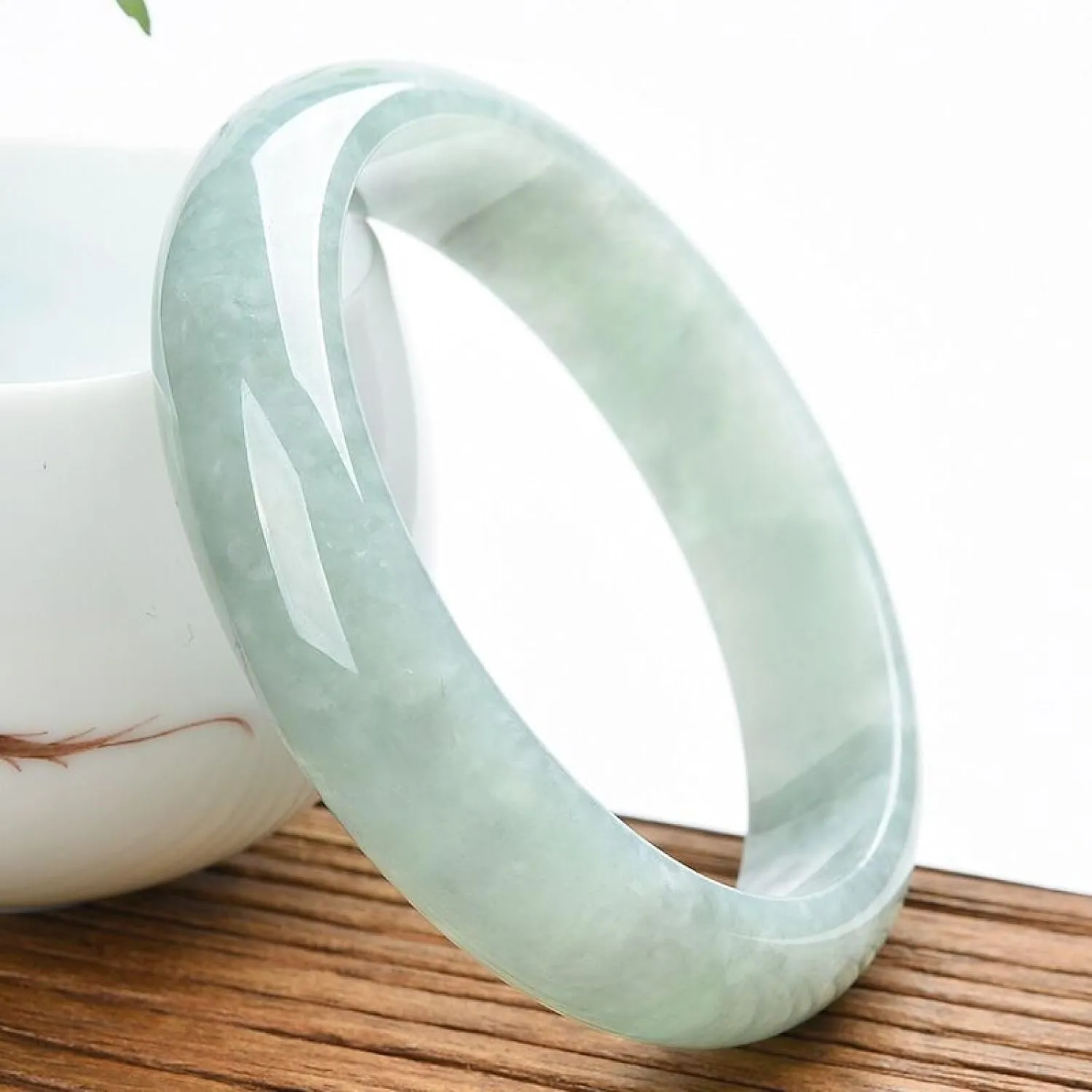 Jade bang bracelet for women,class retro Chinese style handmade Jade bracelet??