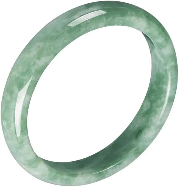 Jade Bangle Bracelet For Women Natural Green Jadeite Bracelets With Jewelry Box Valentine??s Day Birthday Christmas