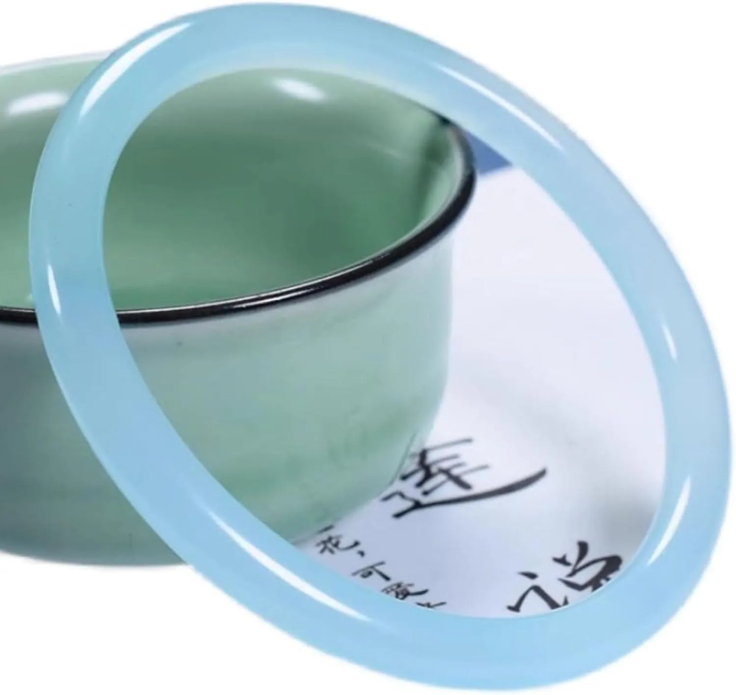 Jade Bangle Bracelet For Women,fashionable Sky Blue, Blue Chalcedony Bracelet, Master-made, National-level Certification