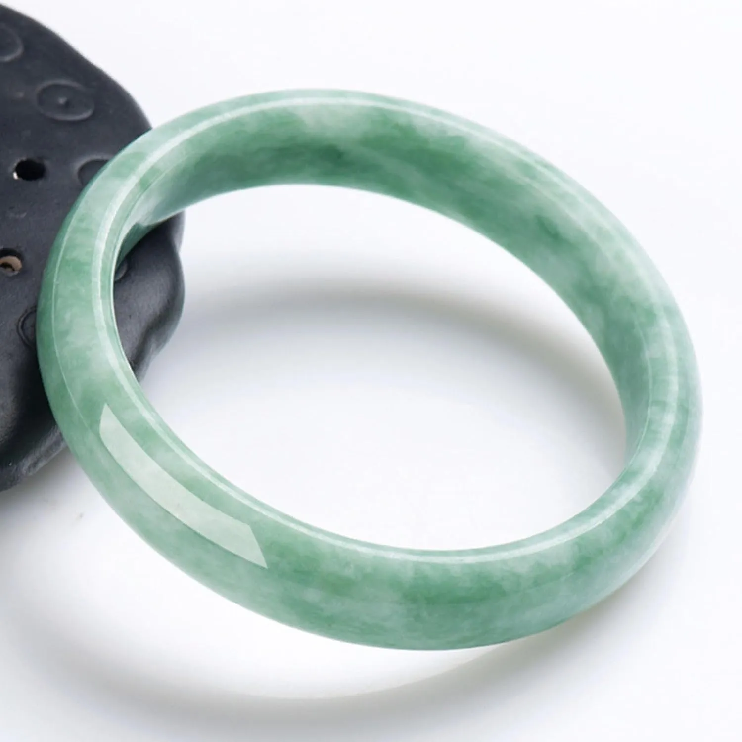 Jade Bangle Bracelet For Women,natural Retro And Beautiful Style Jade Bangle Bracelet.