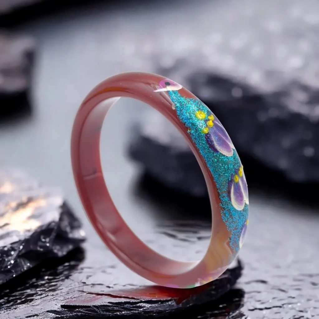 Jade Bangle for Women Handmade Peacock Bracelets Good Luck Bangle Bracelet Fashion Vintage Design