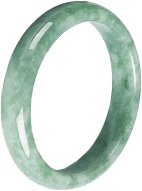 Jade Bracelet For Women, Natural Green Jade, Genuine Chinese Style Jade Green Bangle Dating Fashion Jewelry With Gift Box, 1554745-lwdxj