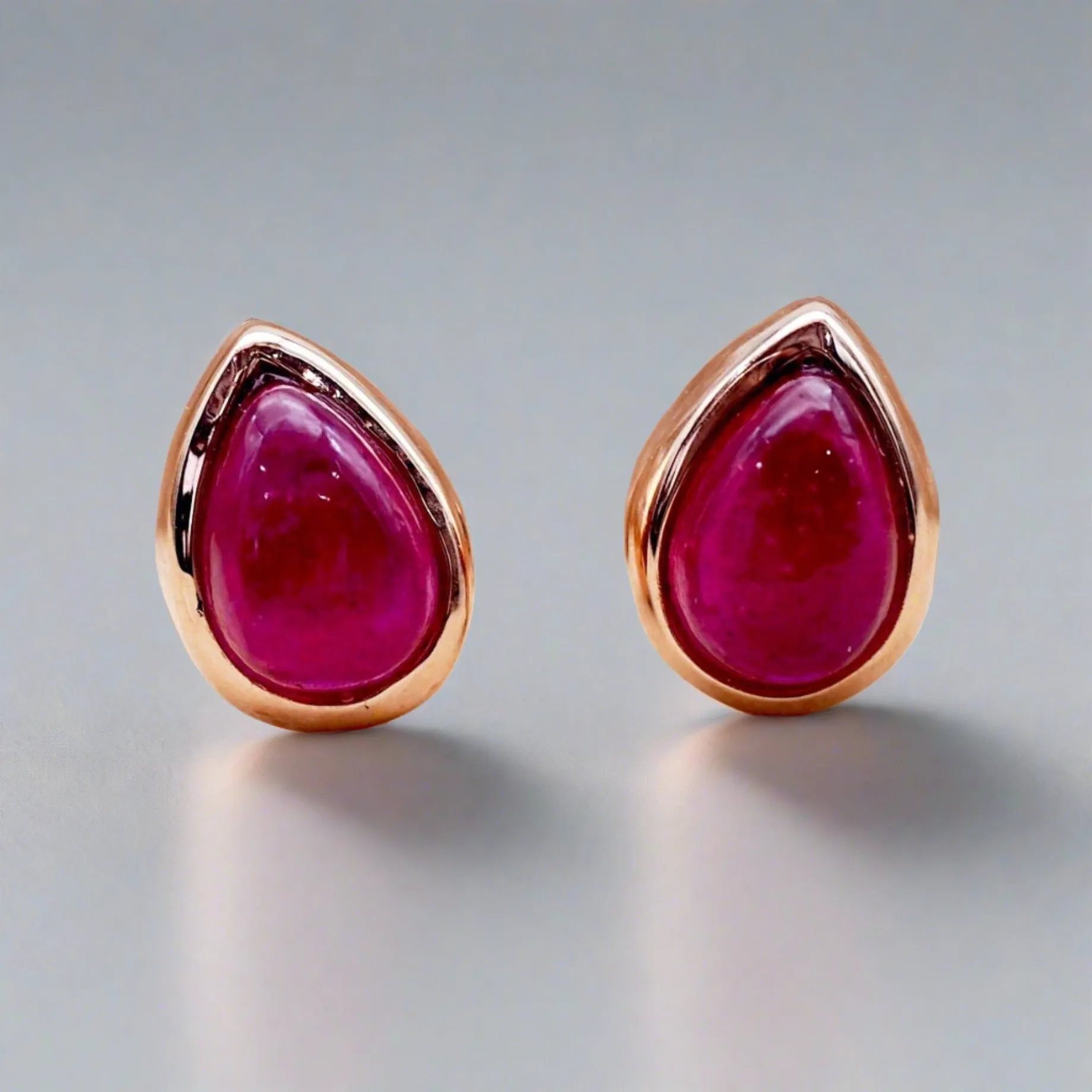 January Birthstone Earrings - Garnet