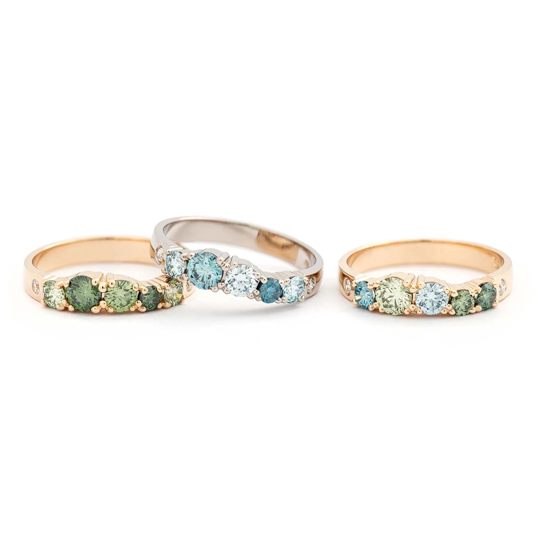 Keto Meadow 3mm - Color diamonds Green
