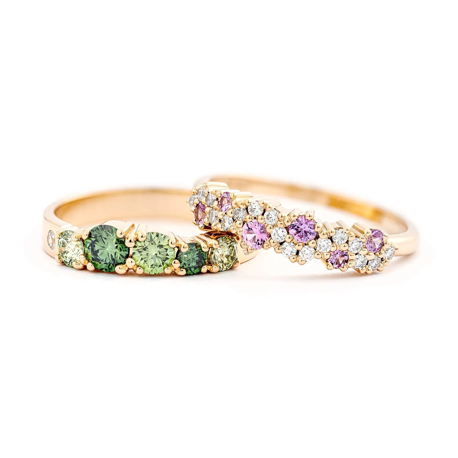 Keto Meadow 3mm - Color diamonds Green