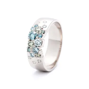 Keto Meadow 6mm - Color diamonds Turquoise & Green