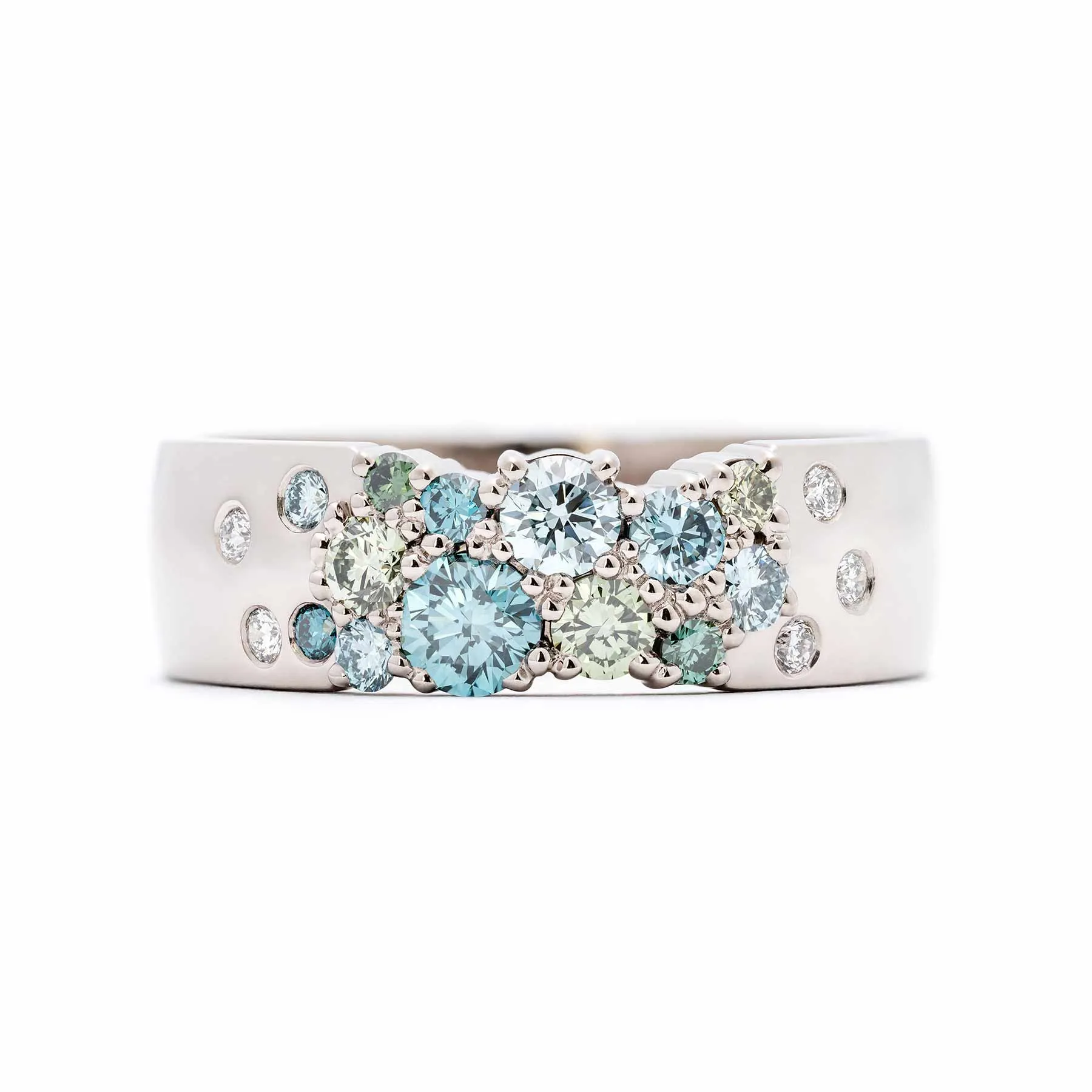 Keto Meadow 6mm - Color diamonds Turquoise & Green