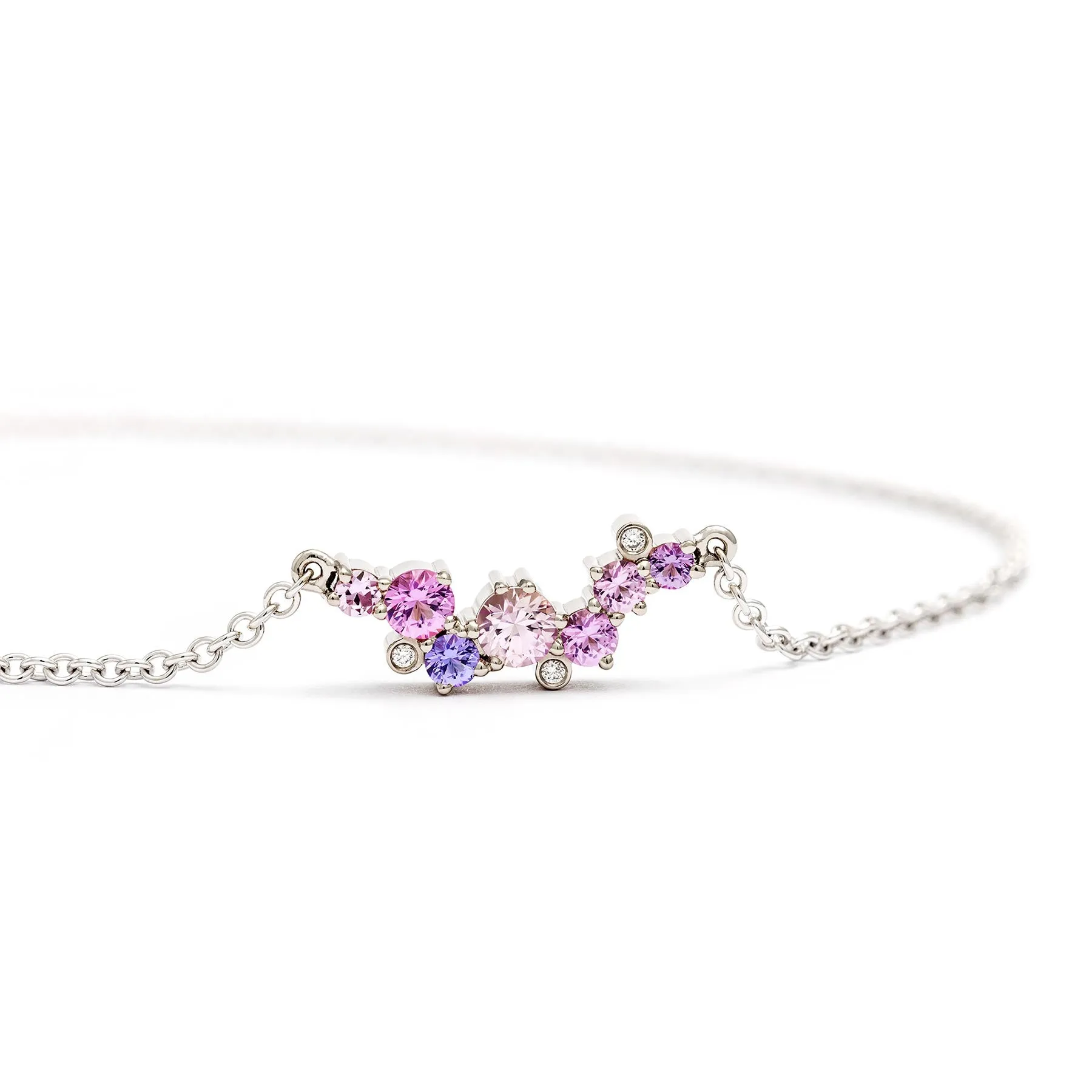 Keto Meadow necklace - Pink Crown