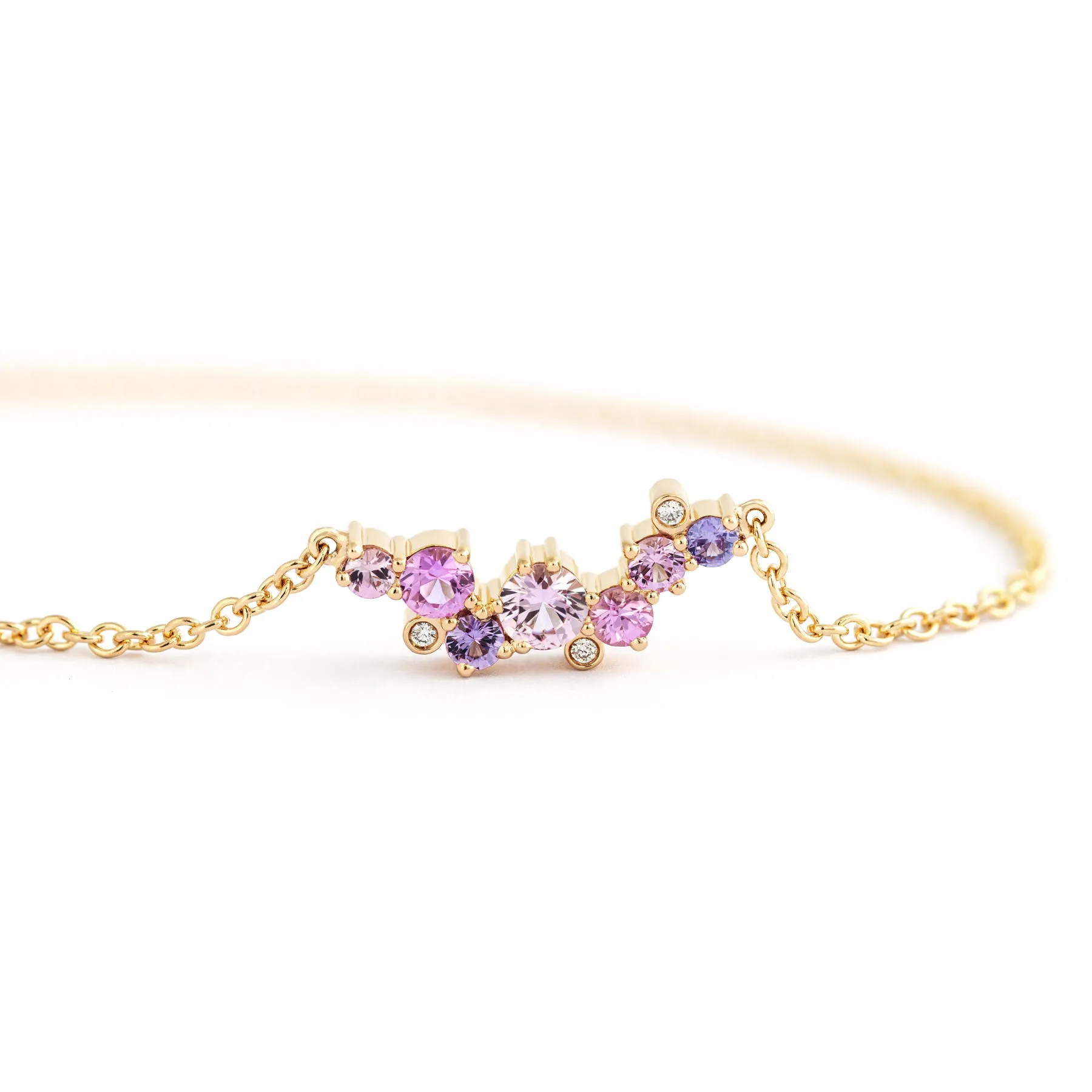 Keto Meadow necklace - Pink Crown