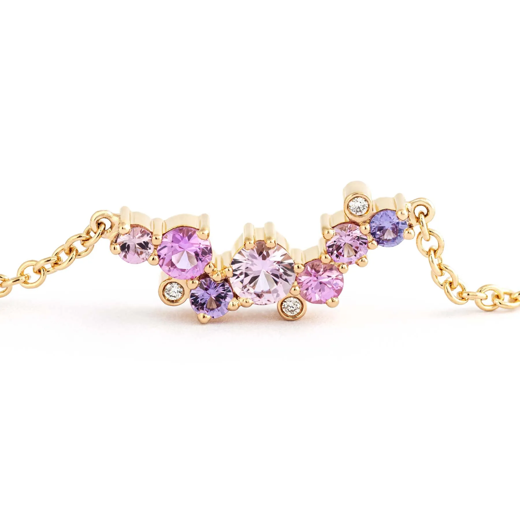 Keto Meadow necklace - Pink Crown