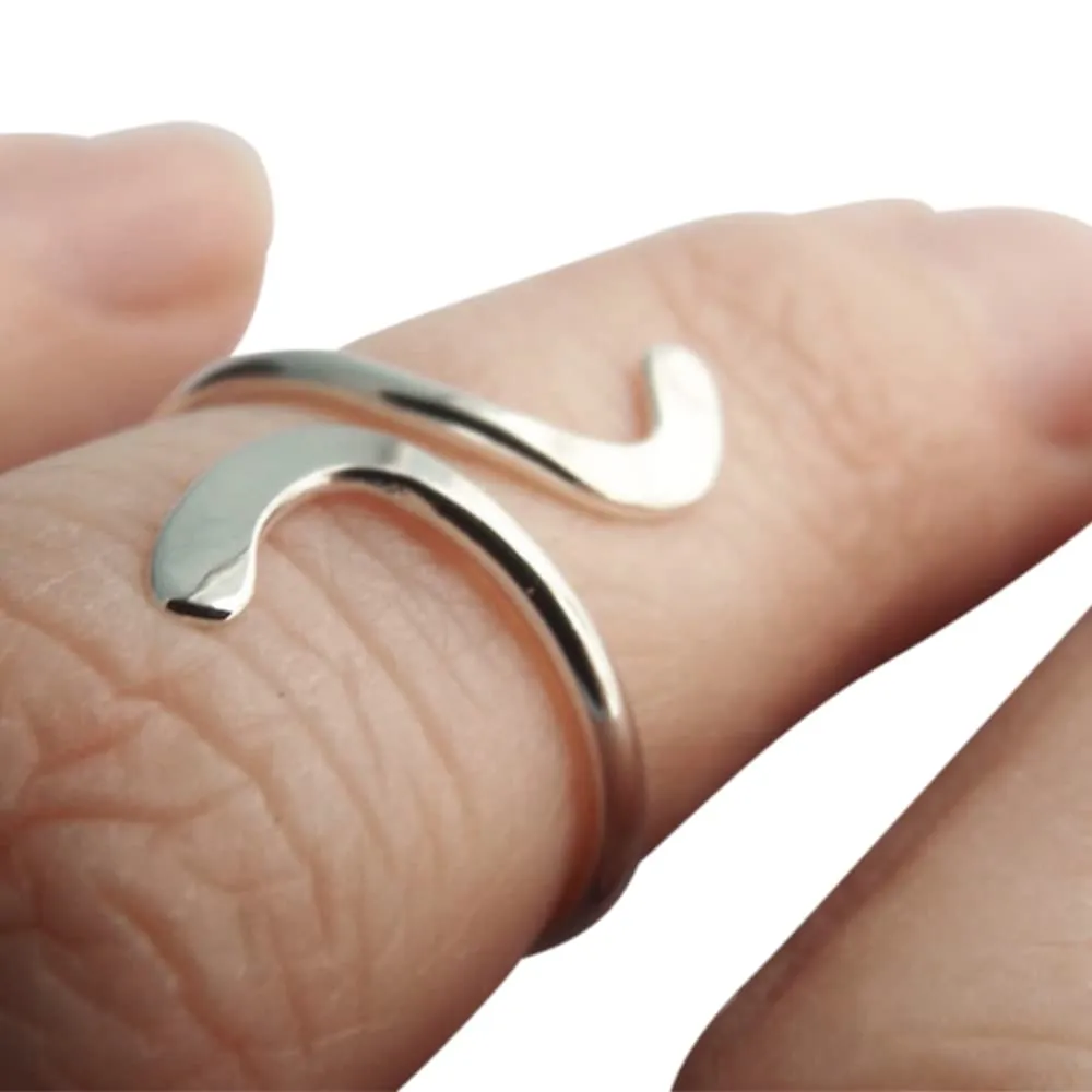 Knuckle Ring, Knuckle Rings, Stacking Rings, above knuckle ring, Tri Tone Knuckle Rings, Toe Rings, Rings, Sterling Silver Knuckle Ring