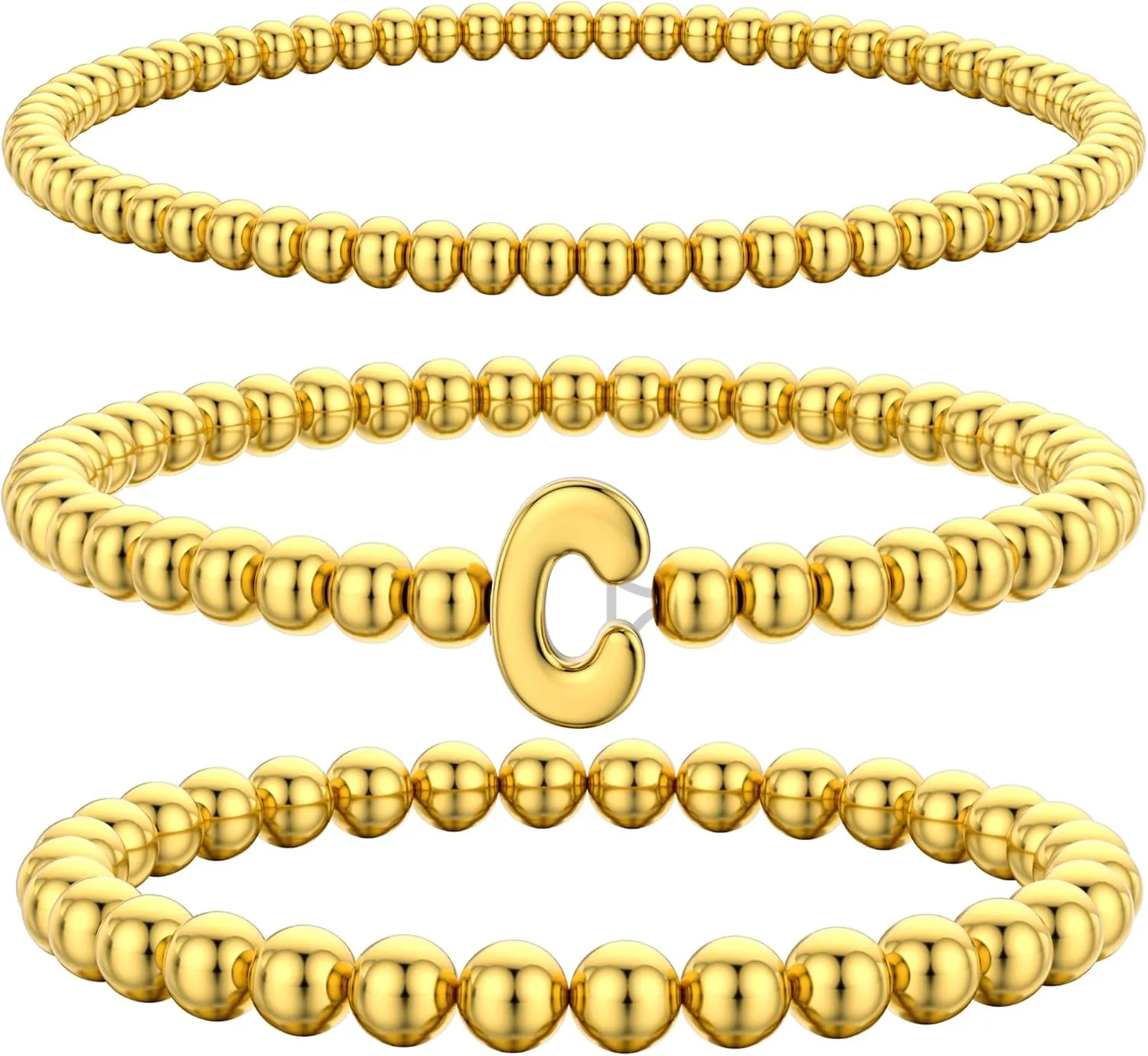 Layered Bracelets for Women,Dainty 14K Gold Plated Bracelets Stack,Link Chain Bracelet Stackable Non Tarnish Jewelry Gifts for Women